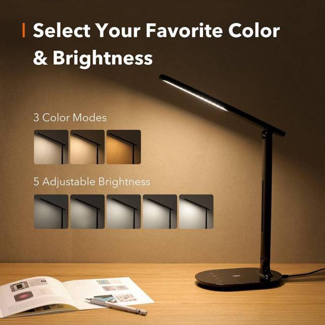 Đèn LED CHỐNG CẬN Để Bàn TaoTronics TT-DL064-5W, CHÍNH HÃNG BH 12 THÁNG