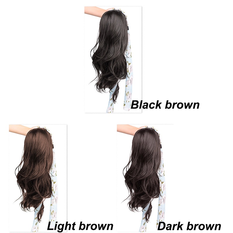 WIGSIN Tóc Giả Kiểu Chữ U Dài 50cm Thời Trang Bắt Mắt Cho Nữ