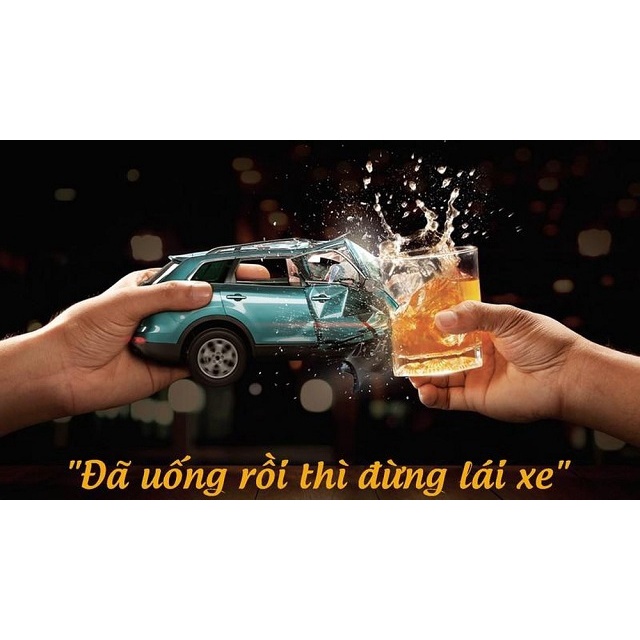 01 STICKER LOGO ĐÃ UỐNG RƯỢU BIA KHÔNG LÁI XE, DÁN TRANG TRÍ Ô TÔ XE MÁY, kích thước 12cm,SKU: 196