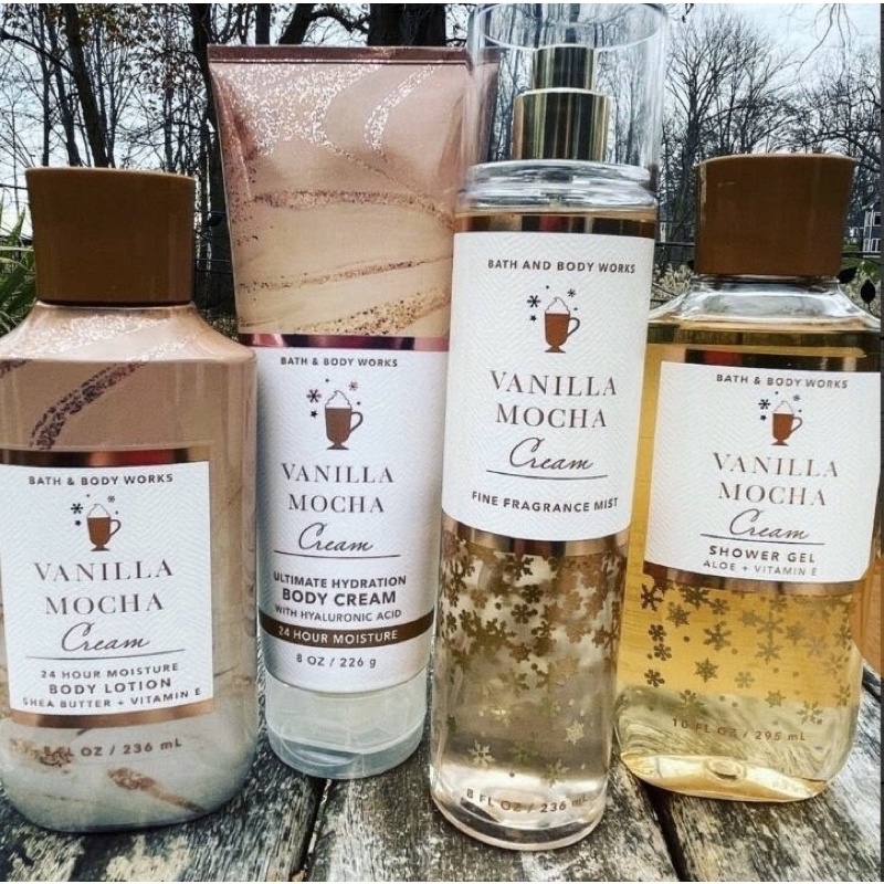 Vanilla Mocha Cream - Xịt thơm toàn thân body mist khác Bath & Body Works