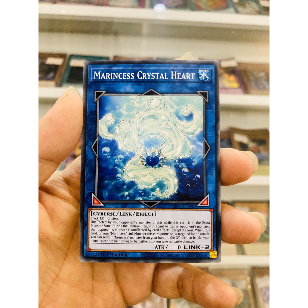 Thẻ Bài YugiOh! Mã LED9-EN042 - Marincess Crystal Heart - Common - 1st Edition