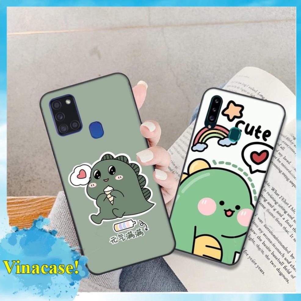 Ốp lưng Samsung Galaxy A20S - A21S in hình khủng long cute