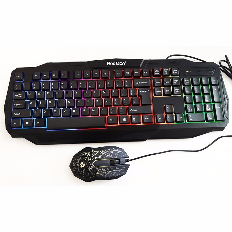 BỘ BÀN PHÍM VÀ CHUỘT BOSSTON 836 | BigBuy360 - bigbuy360.vn