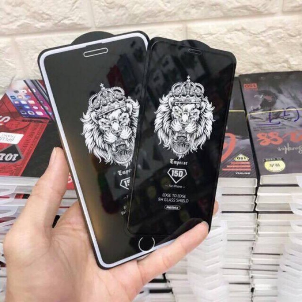 Kính cường lực iphone 15D REMAX Full màn chống trầy xước cho IP 6G => 14Promax - MART CASE