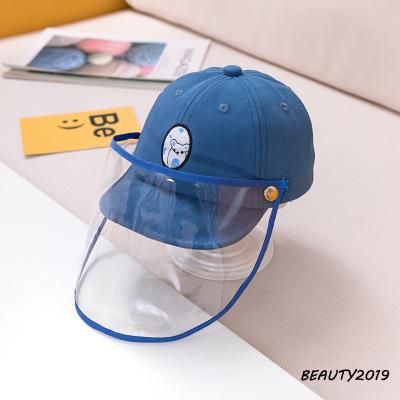 ➹-Babies Detachable Protective Hat Universal Anti-fog Face Shield