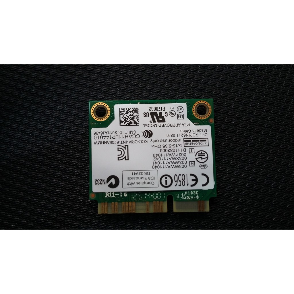 Card WiFi Intel Centrino Advanced-N 6235 + Blueooth 4.0
