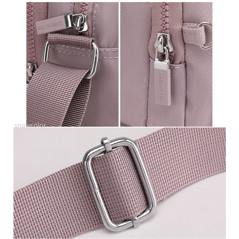 Túi Xách Đeo Chéo Canvas Chống Nước Phong Cách Hàn Quốc Beg Tangan Wanita Murah Cantik Cho Nữ Beg Silang Perempuan