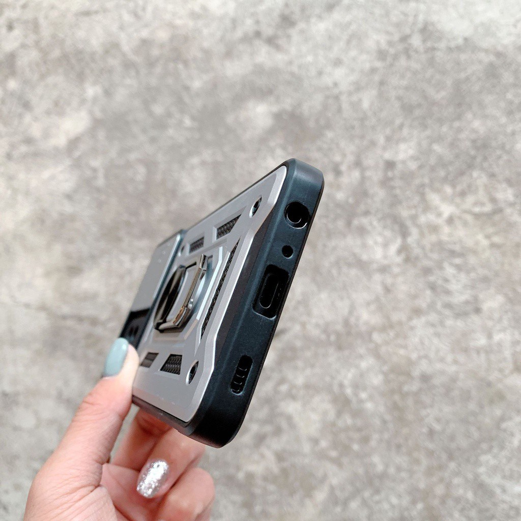 Ốp điện thoại kiểu giáp chống sốc có giá đỡ nam châm bảo vệ cho Samsung Galaxy A71 A51 A12 A31 A10S A20S A30 A20