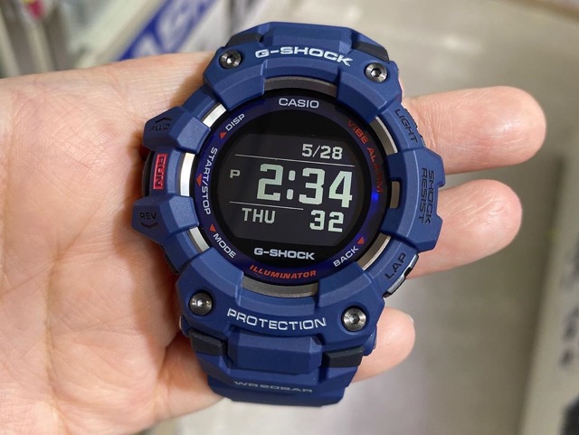 Đồng hồ nam Casio G-shock GBD-100 chính hãng sale giá rẻ - Kích thước vỏ : 58,2×49,3×17mm