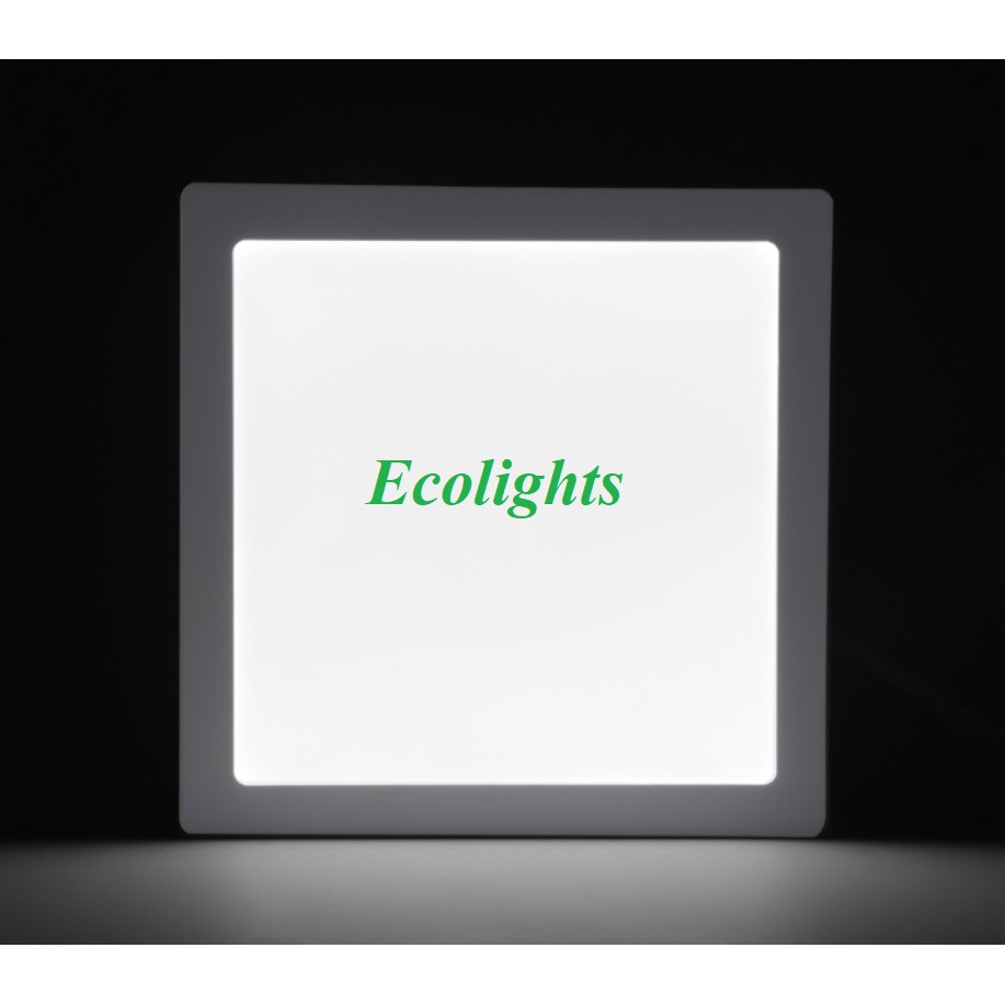 Đèn LED downlight ốp trần nổi tròn công suất 12W - 18W - 24W ánh sáng trắng bóng tròn, bóng vuông (cho ban công...)