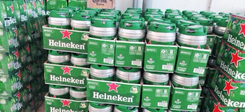 BIA BOM HEINEKEN HÀ LAN 5 LIT NHẬP KHẨU