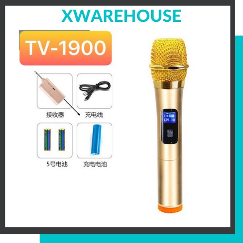 [Mã ELHACE giảm 4% đơn 300K] Bộ 2 micro không dây ZANSONG S28 sóng UHF Wireless dành cho Amly , loa kéo