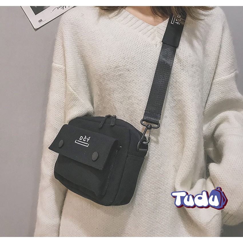 Xả kho mẫu cũ Túi Đeo Chéo Nữ Tudu, Túi Đựng Điện Thoại Vải Canvas Dễ Thương Phong Cách Thời Trang Hàn Quốc CN223