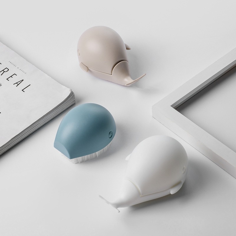 Bàn Chải Giặt Giày Không Đau Hình Cá Voi Nhỏ Dễ Thương