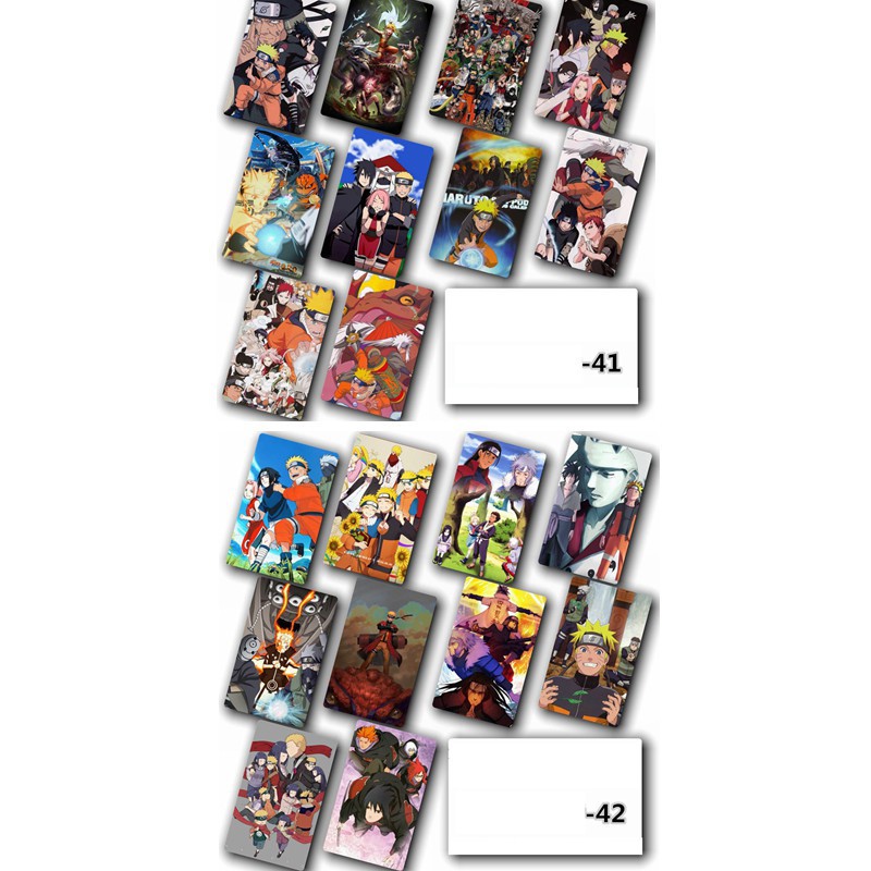 Set 10 card in hình phim hoạt hình Naruto