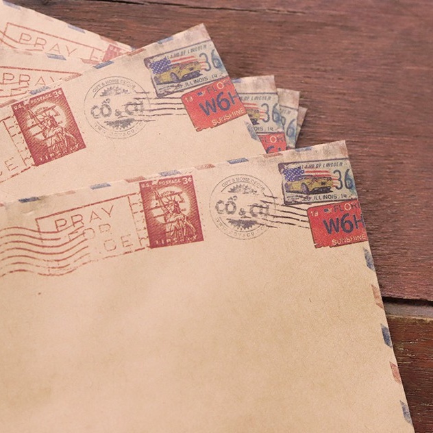 Phong Bì Thư Vintage Đẹp Và Trang Trọng