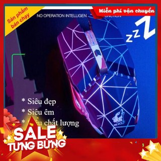 Chuột Không Dây GAMING FREE Wolf X11 Wireless 2.4GHz Bản cao cấp, Pin sạc - Hàng nhập khẩu