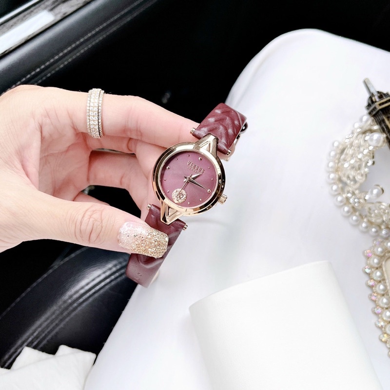 Đồng Hồ Nữ Dây Vân, Mặt 30mm, Chống Nước 30m