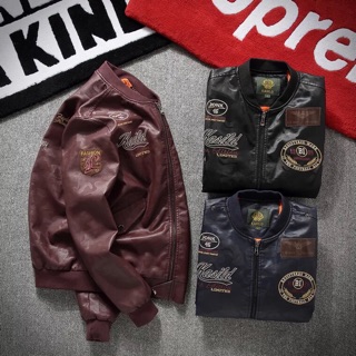 Áo khoác Da LD Leather jacket full tem Tag