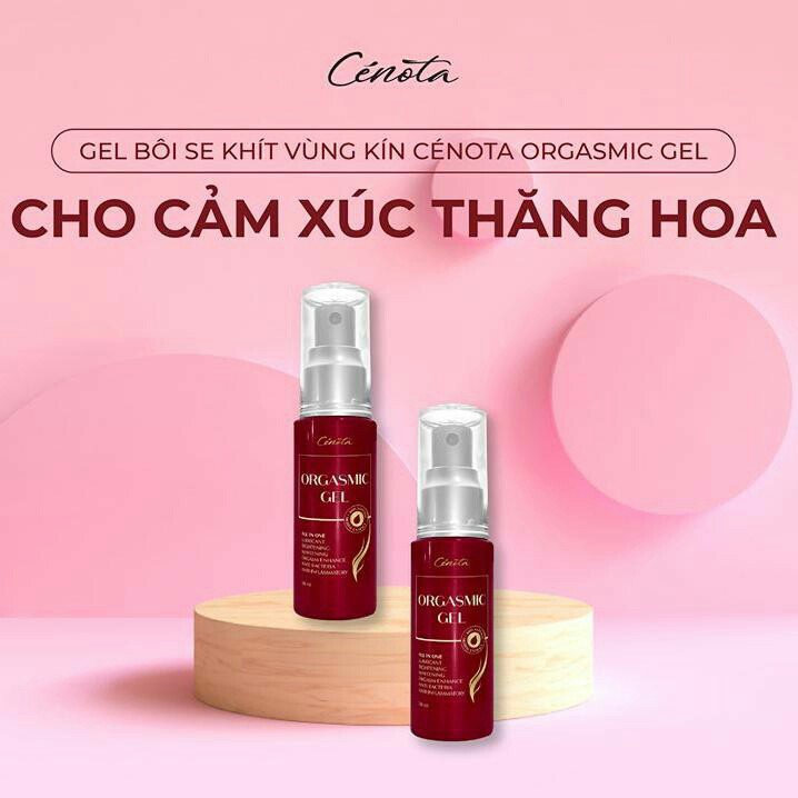 Gel se khít vùng kín Cenota Orgasmic, gel se khít chiết xuất thiên nhiên 50ml