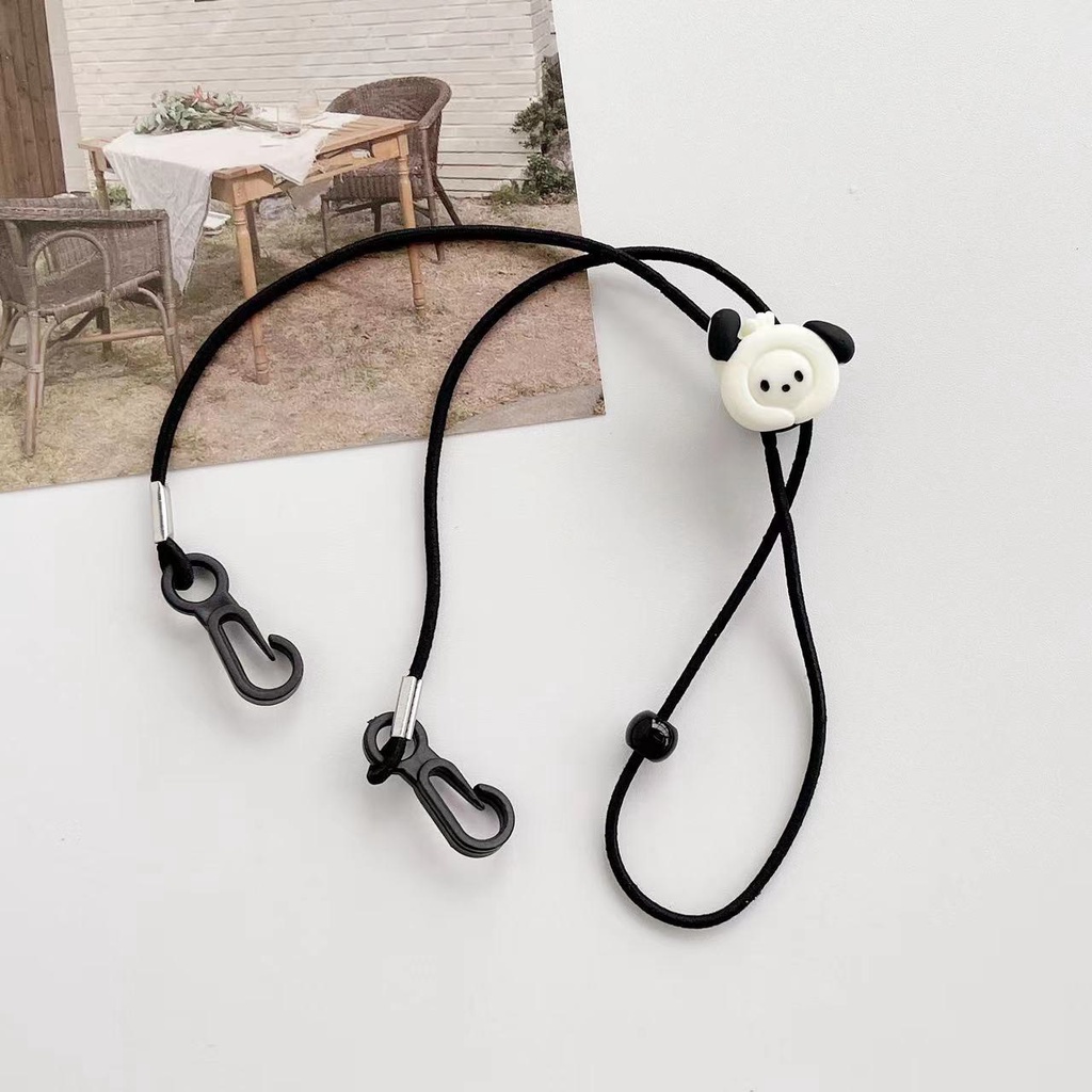 Dây Đeo Khẩu Trang Bằng Vải Mặt Cười Nhiều Màu Phù Hợp Cho Trẻ Em Dobi K2