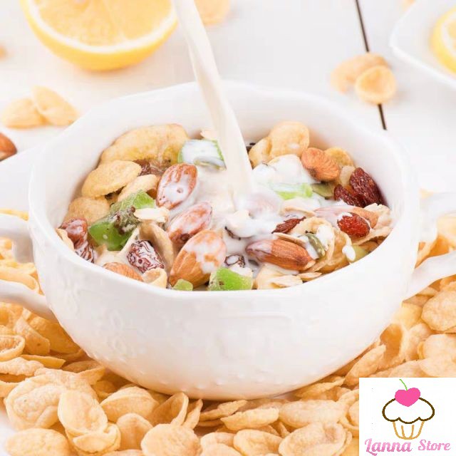 Ngũ cốc ăn kiêng mix hạt, hoa quả MIXED NUTS và MIXED FRUIT OATMEAL hộp 1080g | BigBuy360 - bigbuy360.vn