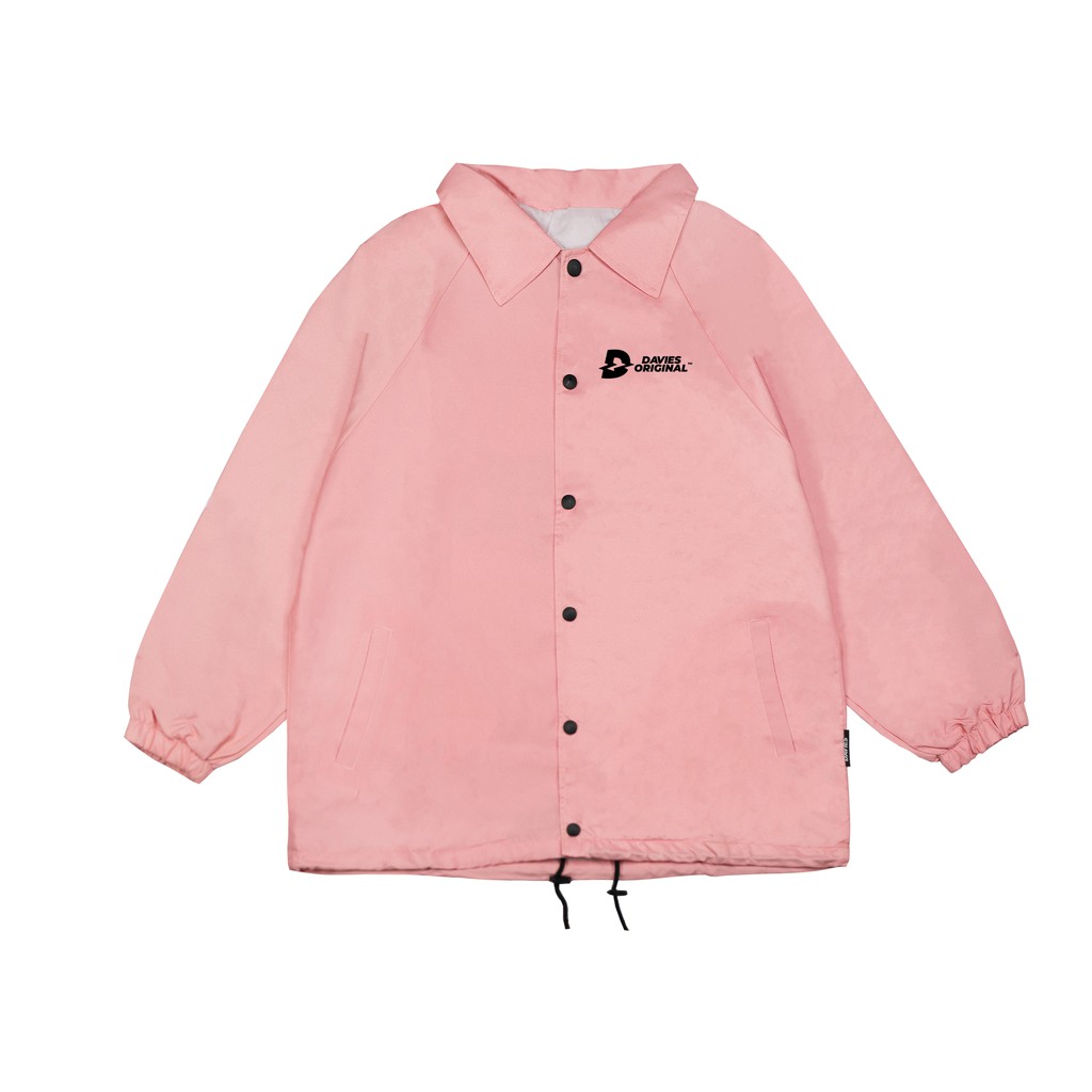 [Tặng_túi_tote] DAVIES - Áo khoác dù nữ form rộng màu hồng - Pink Basic Original Jacket. | WebRaoVat - webraovat.net.vn