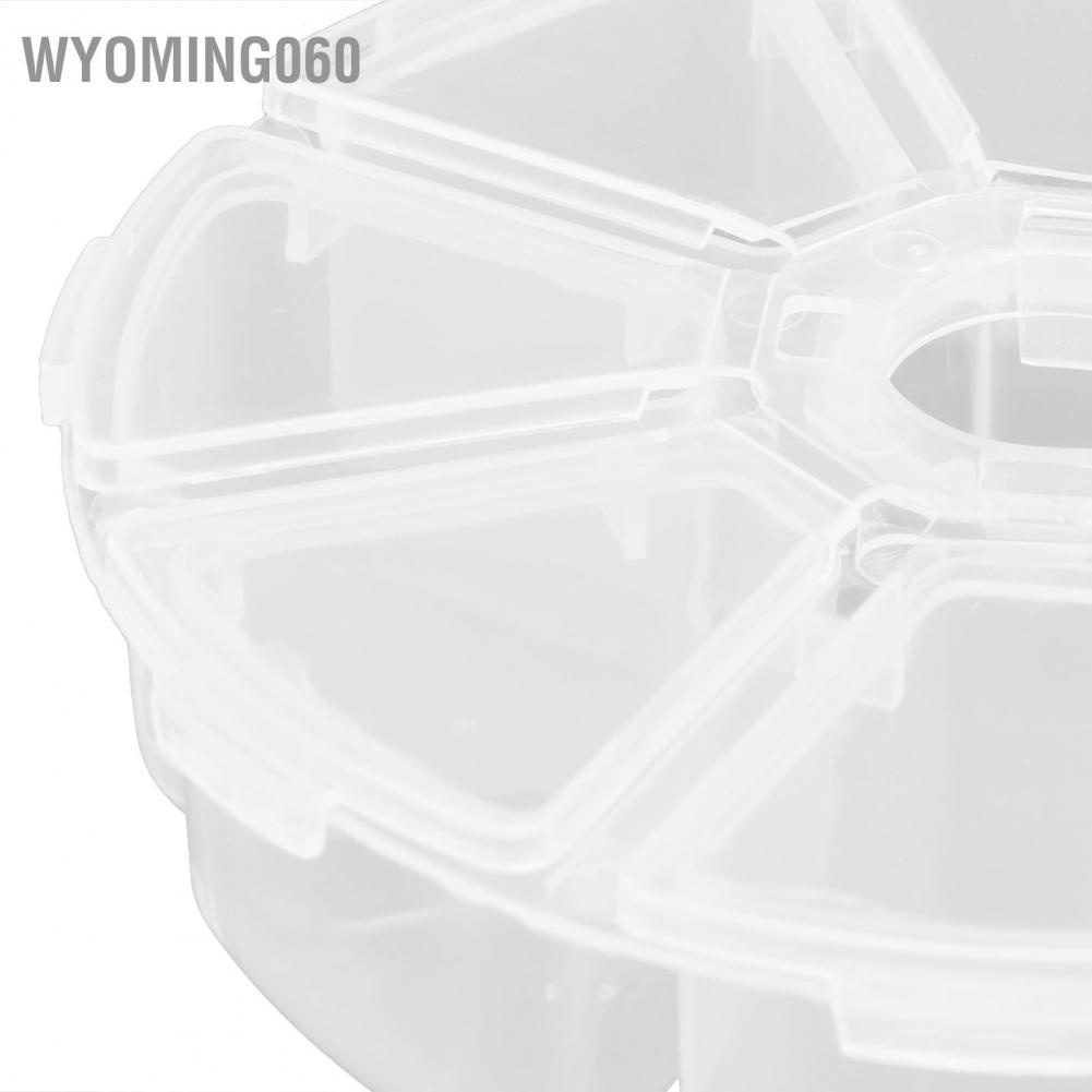 Wyoming060 Hộp đựng đồ trang sức Chất liệu nhựa trong suốt lưu trữ nhiều lưới cho tay ‑ Làm bằng hạt rời