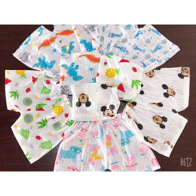 Lố 10 Quần chục đùi cotton giấy (sỉ)