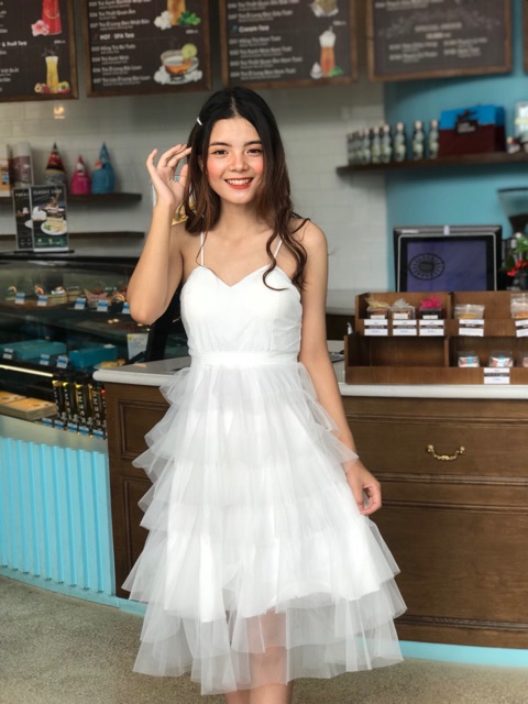 [Mã FATHANG5 giảm 10K đơn 50K] VÁY HAI DÂY - STELLA DRESS - VÁY TULLE 7 TẦNG - V0049 | BigBuy360 - bigbuy360.vn