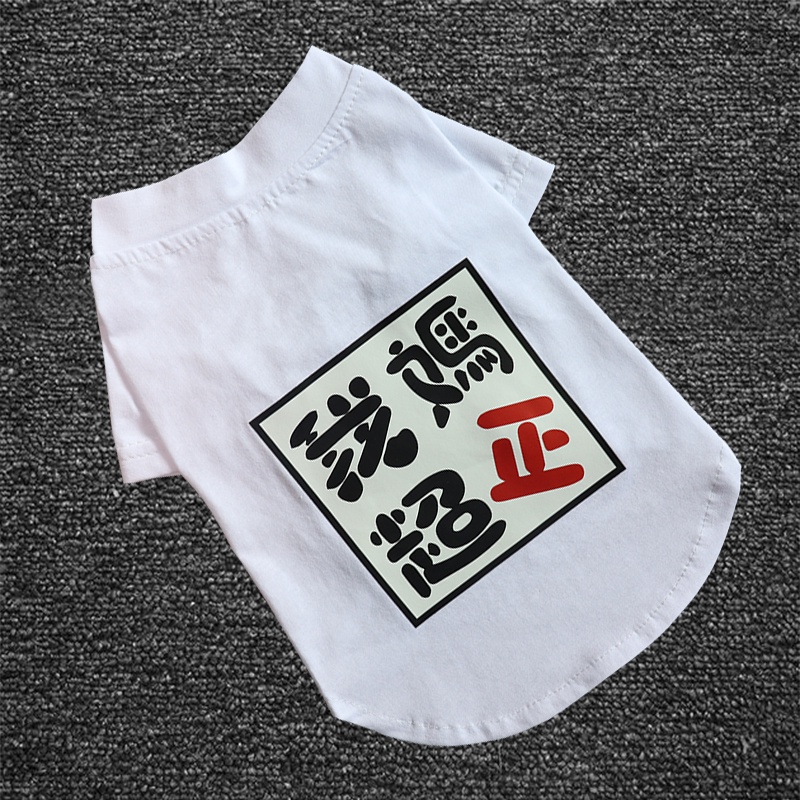 Áo Thun In Hình Hoạt Hình Thoáng Khí Dành Cho Cún Cưng 27