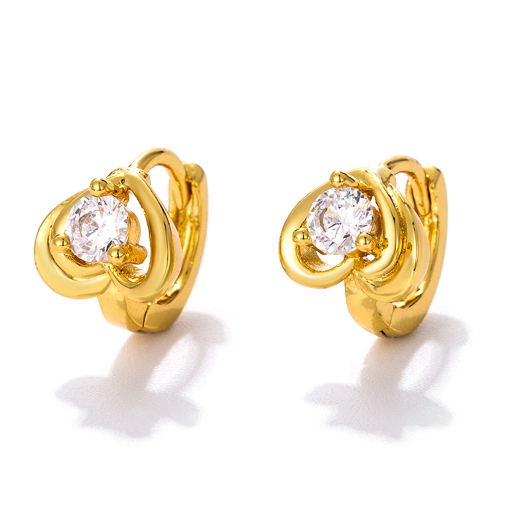 Bông Tai Mạ Vàng 18k Hình Bướm Thời Trang Hàn Quốc Kèm Hộp Đựng JGE03