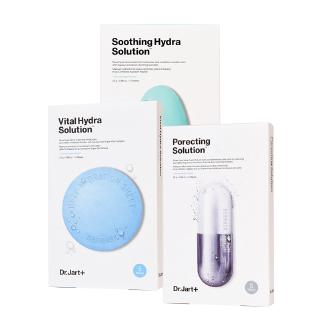 (hàng Mới Về) Hộp 5 Mặt Nạ Dr.jart + Giữ Ẩm Làm Sáng Da Màu Xanh Lá Cây