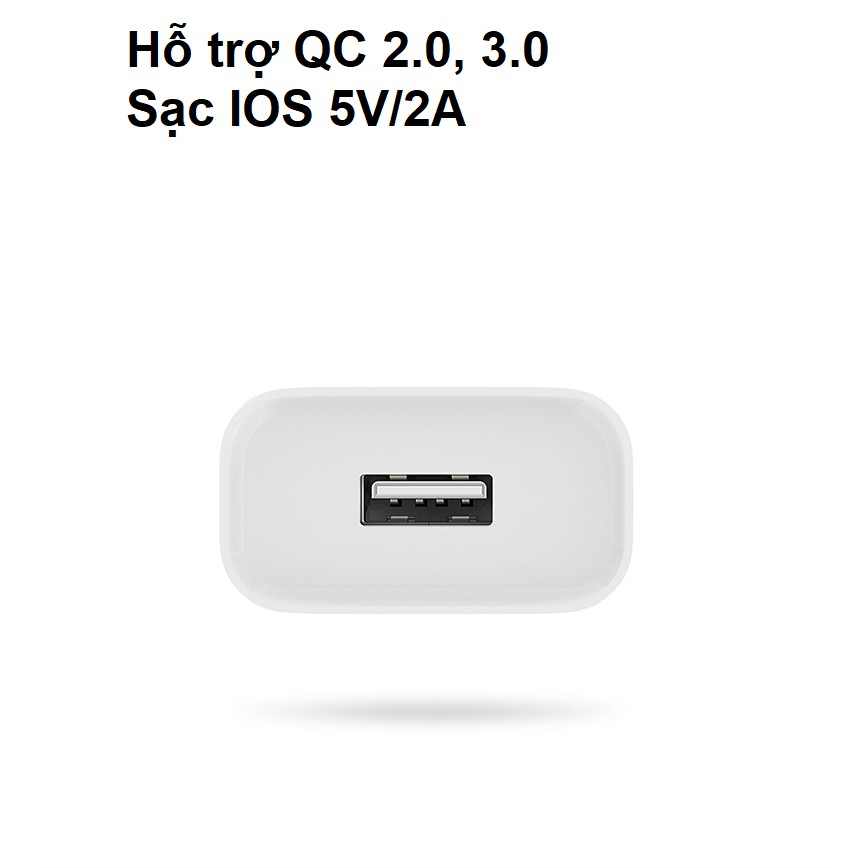 Sạc nhanh QC3.0 ZMI - Xiaomi HA612 - Sạc nhanh Quick Charge 3.0 18W