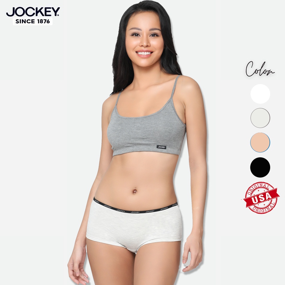 Áo Crop Top Nữ Jockey Chất Liệu Visco - J1156