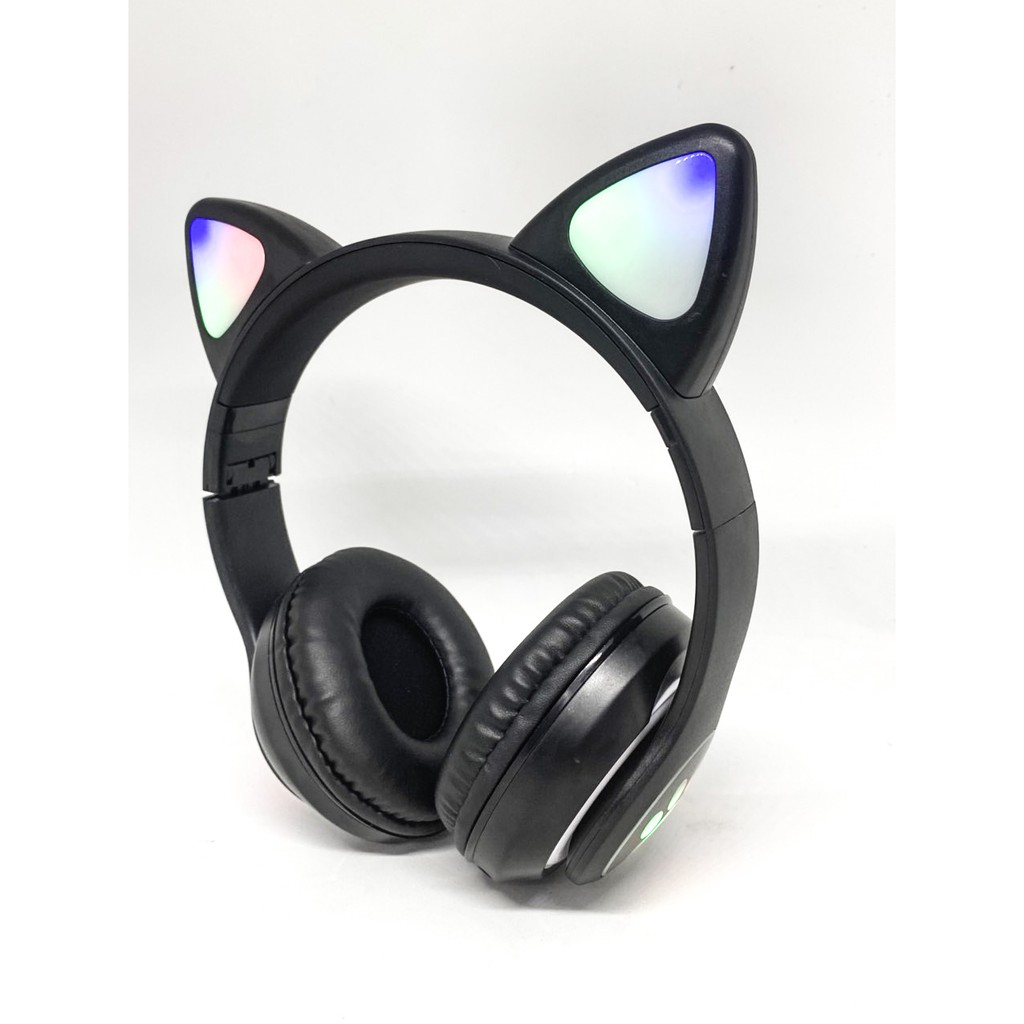 Tai Nghe Mèo Chụp Tai Bluetooth, Headphone Tai Mèo Dễ Thương Có Mic,Âm Bass Mạnh Mẽ Và Dung Lượng Pin Khủng 400mAh | BigBuy360 - bigbuy360.vn