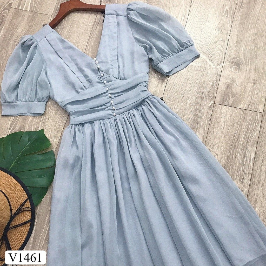 [SALE LỖ VỐN KHÔNG ĐỔI TRẢ]Đầm maxi cổ V sang chảnh V1461_Zin Boutique [Kèm ảnh thật] | BigBuy360 - bigbuy360.vn