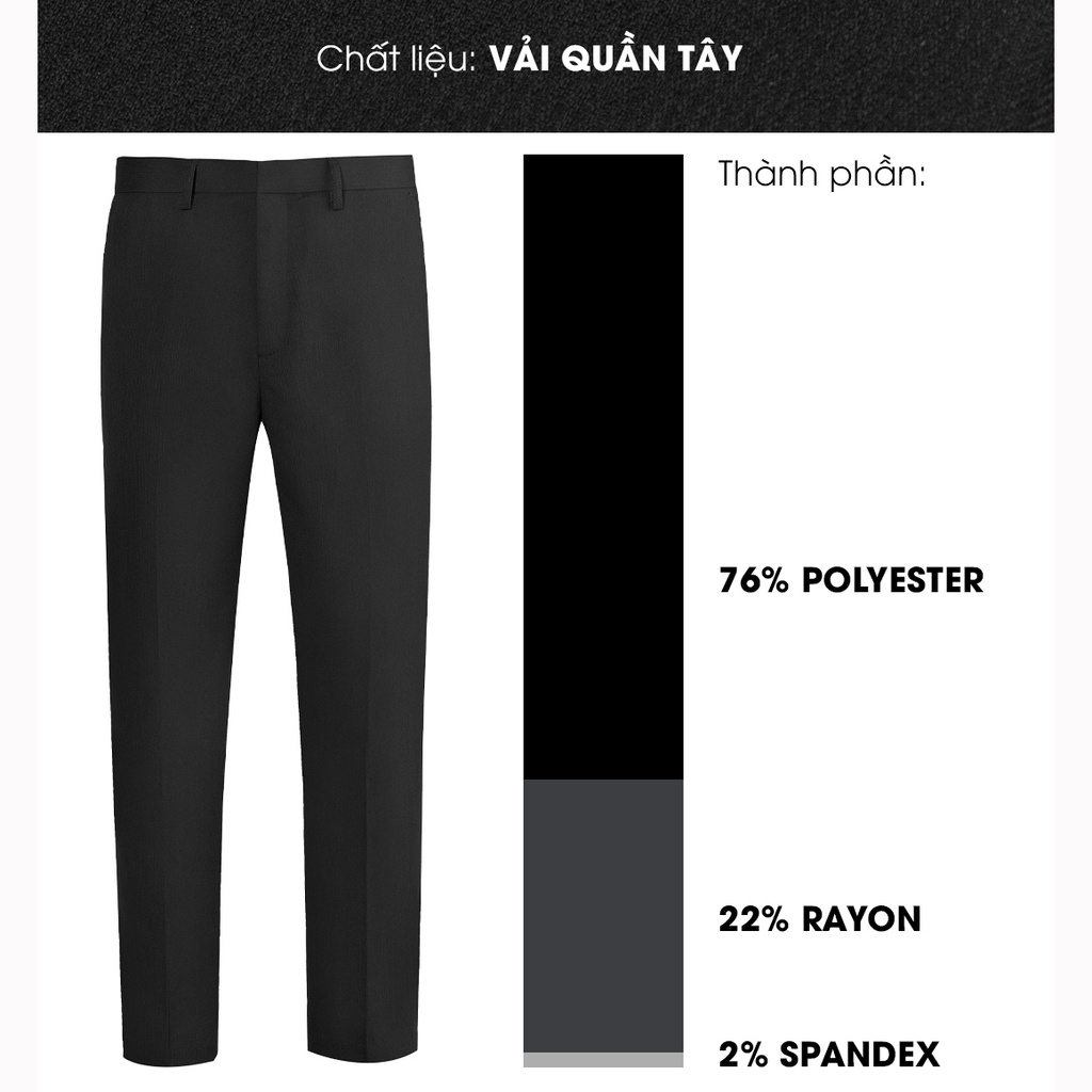 Quần Tây Nam Thời Trang Thương Hiệu Y2010 Tối Giản M4 21223 |YaMe|