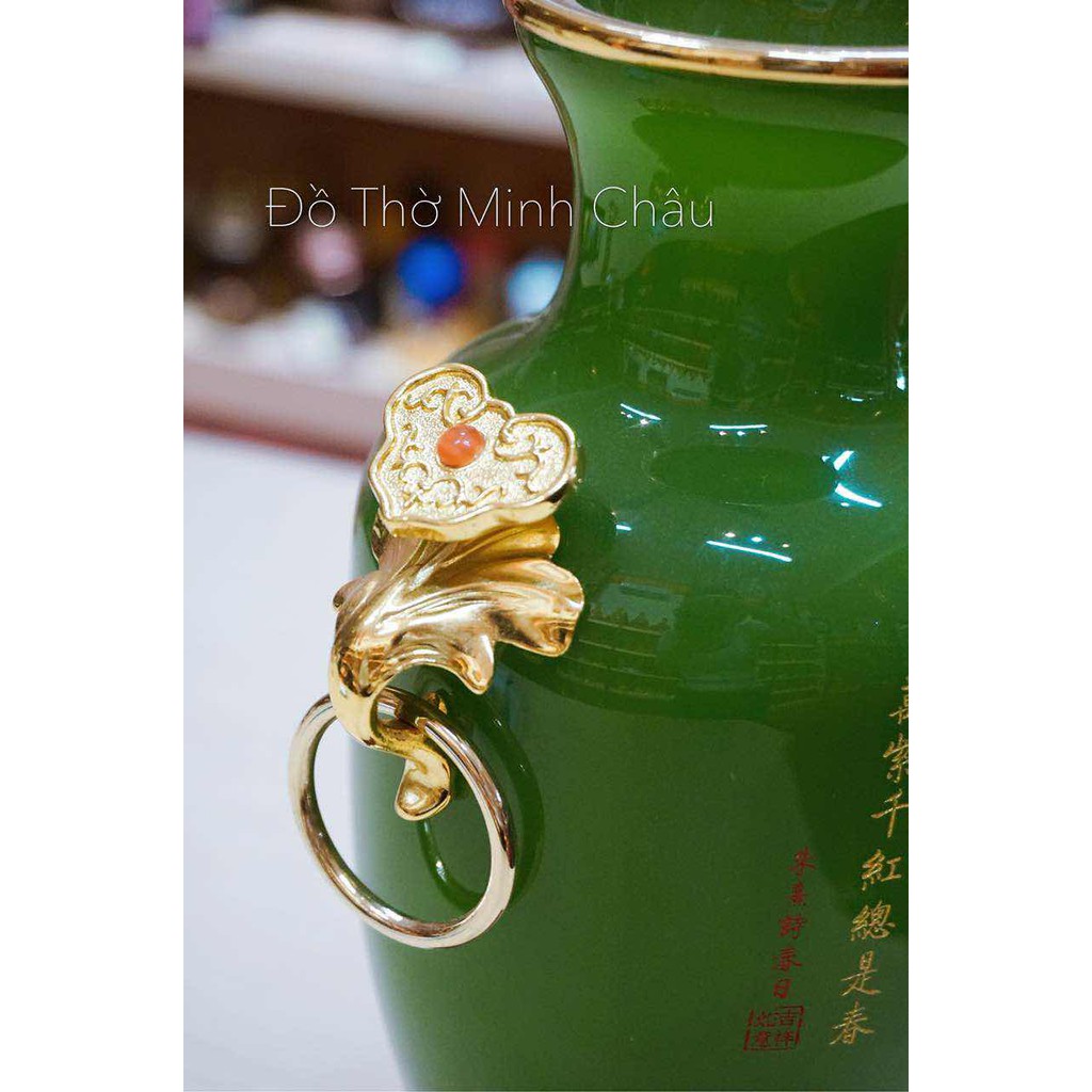 Bình hoa bột ngọc kèm đế (1 CHIẾC)