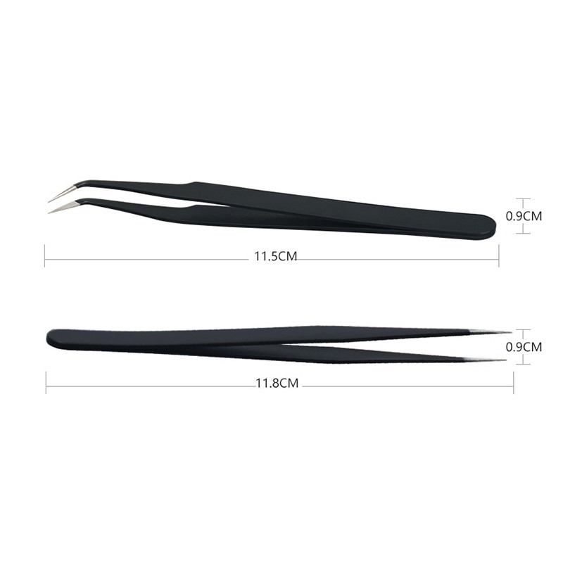 Bộ 2 nhíp gắp đá gắp linh kiện gắn mũi nhọn