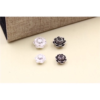 charm bạc mix đá hoa sen bạc s925