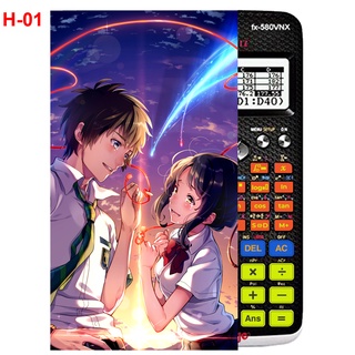 Decal máy tính casio fx570, fx580...anime your name