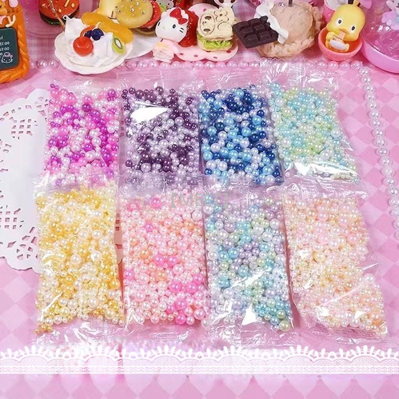 1 Túi Ngọc Trai Nhân Tạo DIY Nhiều Màu Sắc