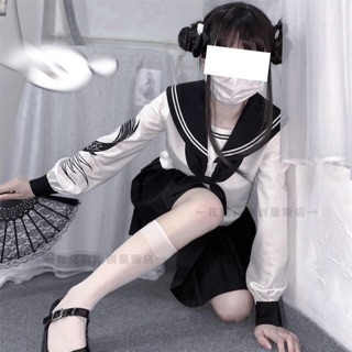 [Order] YAS0403-Set đồng phục học sinh thiết kế thêu song ngư brand Hanami Mori