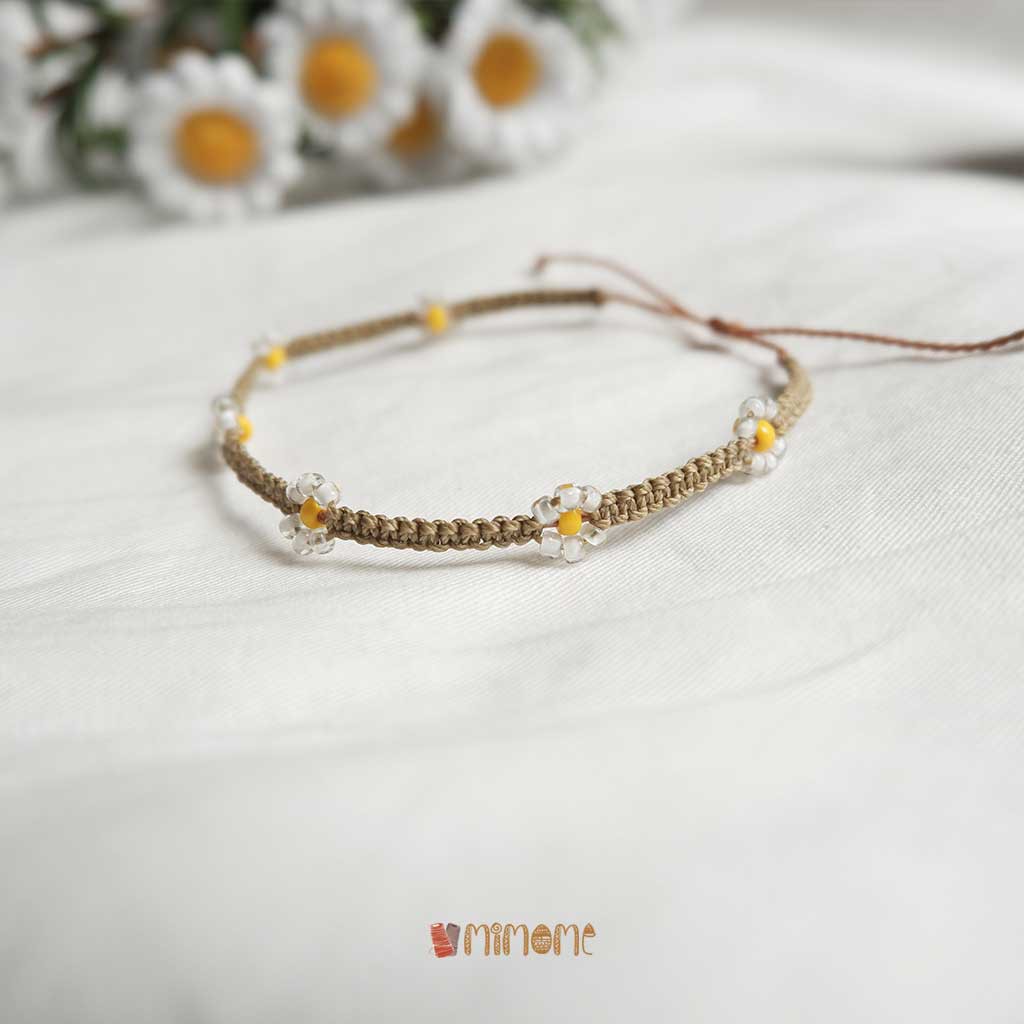 vòng Daisy Miyuki màu xanh rêu