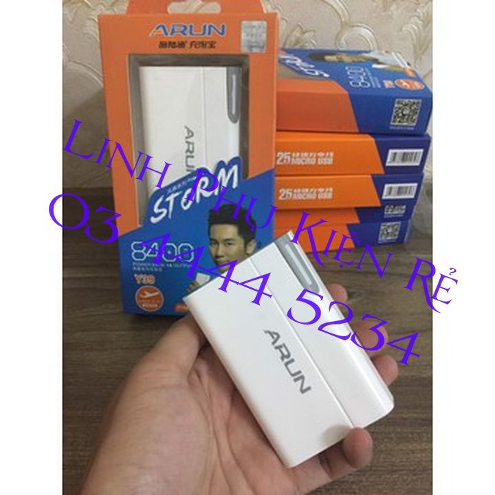 Pin sạc dự phòng Arun 8.400 mah Y39 hàng xịn Shop Linh Phụ Kiện Đổ Buôn