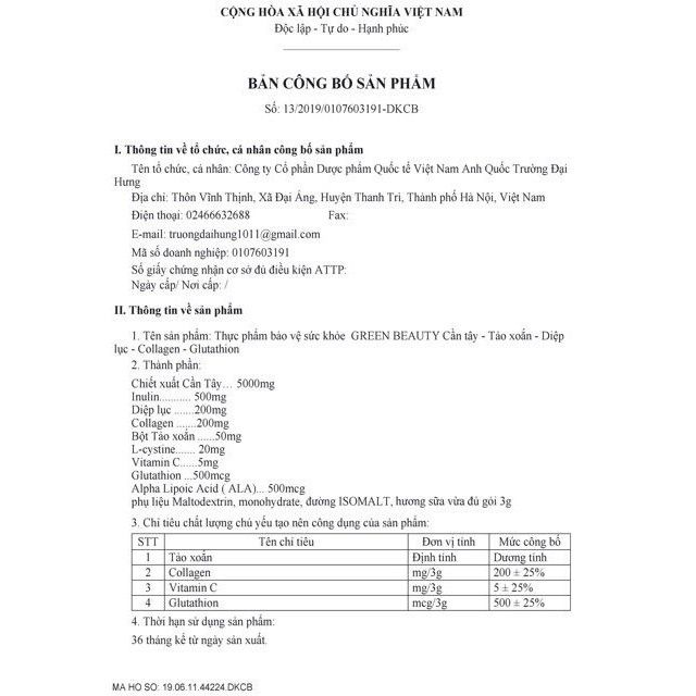 [Freeship] Nước ép cần tây - Tảo xoắn - Diệp lục - Collagen | BigBuy360 - bigbuy360.vn