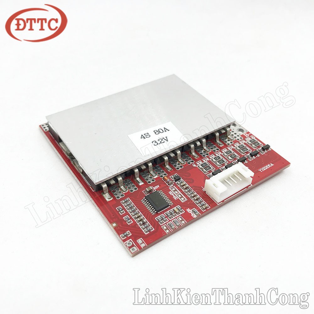 Mạch Bảo Vệ Pin BMS 3.2V 4S 80A (Có IC Bảo Vệ)