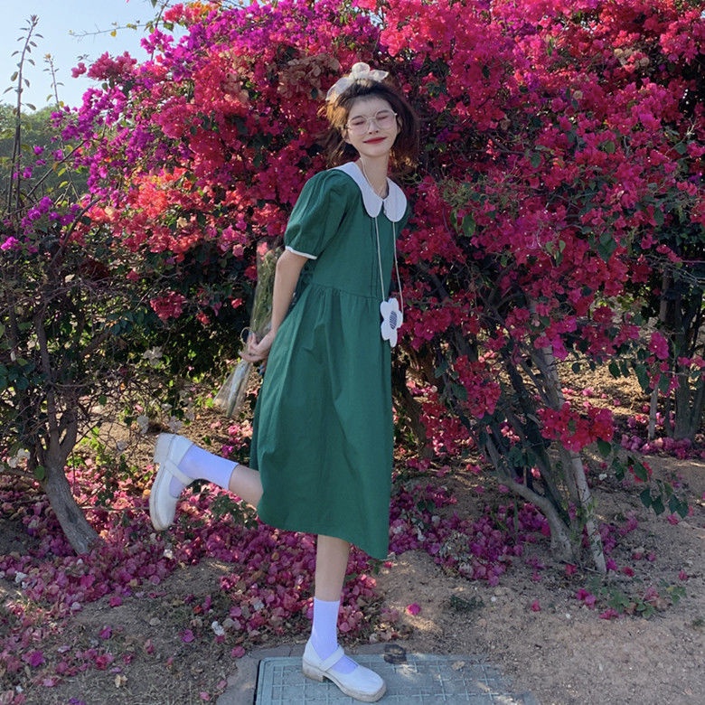 Đầm Cổ Búp Bê Thiết Kế Mới Xinh Xắn Thời Trang Dành Cho Nữ