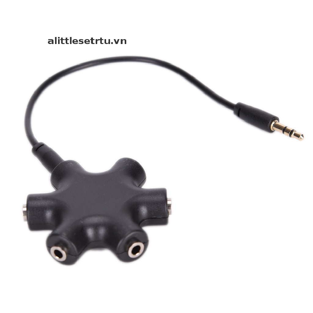 Dây Cáp Tách Âm Thanh Tai Nghe 3.5mm Cho Ipod Màu Đen
